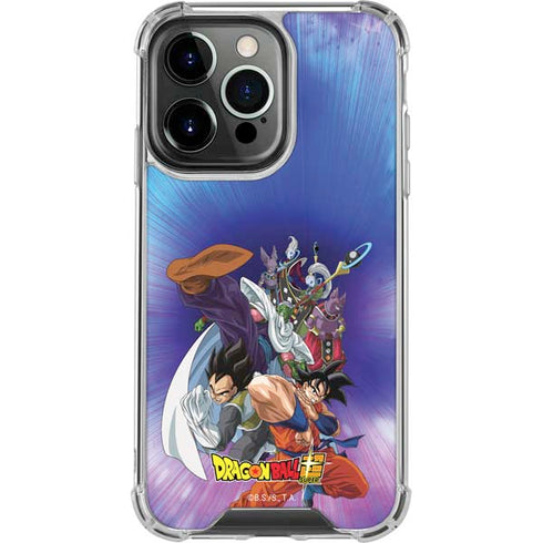 Dragon Ball Super Group iPhone 14 Pro Clear Case